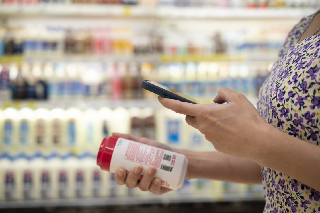 Record the exact type of food in the app