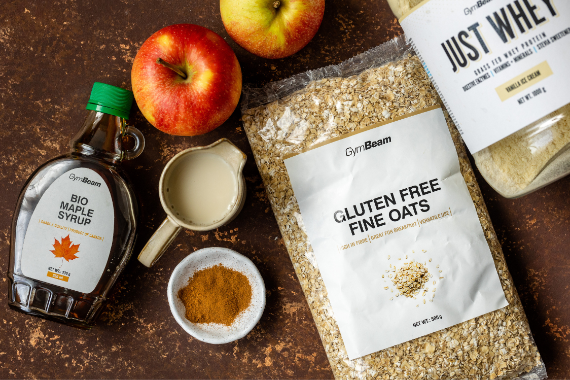 Pancakes βρώμης με μήλο και κανέλα - Υλικά