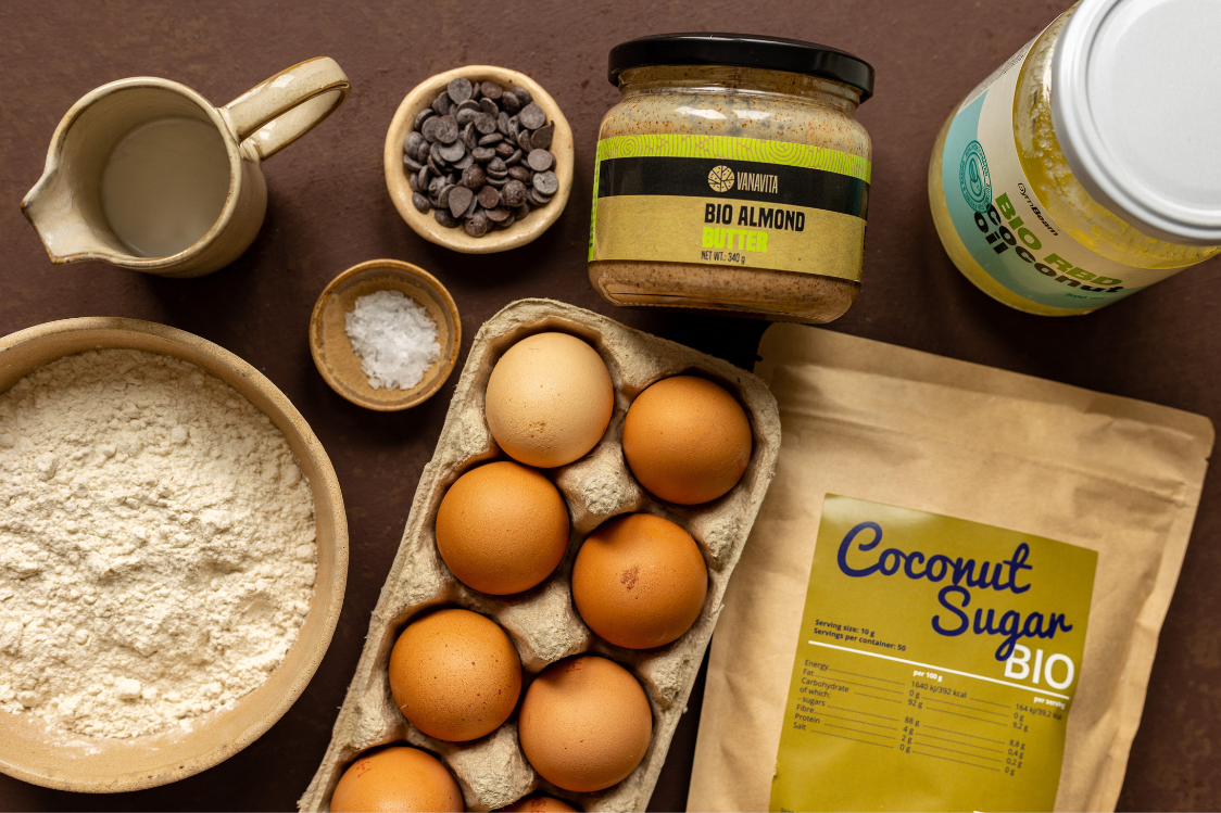 Salted Caramel Blondies - Υλικά