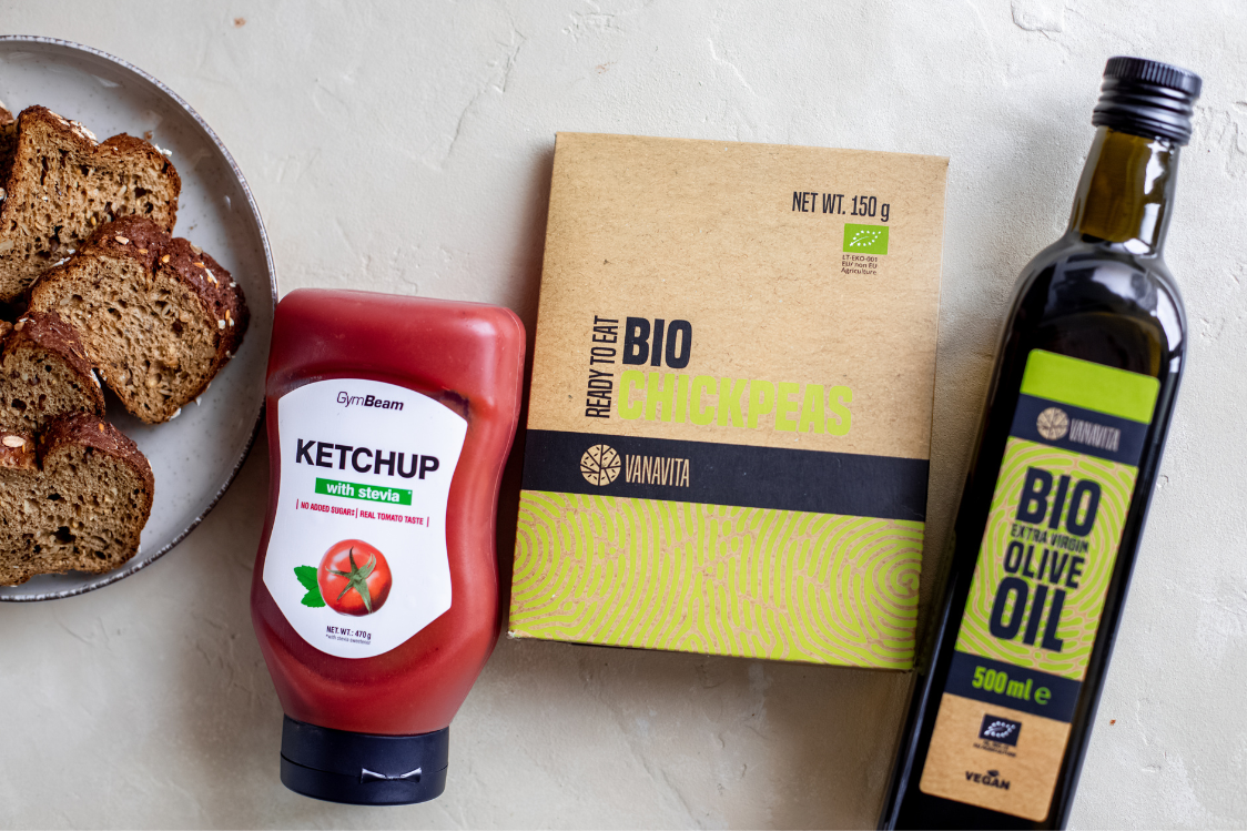 Spread οσπρίων από ρεβίθια και φασόλια - Υλικά