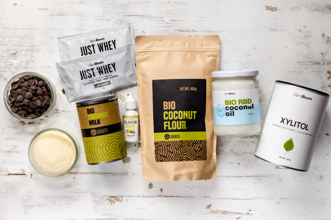 Μπάρες καρύδας με επικάλυψη σοκολάτας – Συστατικά