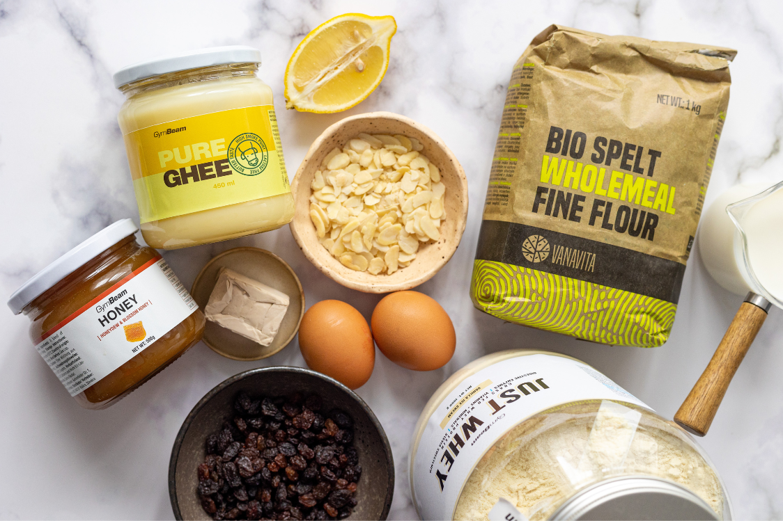 Γλυκό Πασχαλινό Ψωμί με Μέλι και Αμύγδαλα – Υλικά Γλυκό Πασχαλινό Ψωμί με Μέλι και Αμύγδαλα – Υλικά