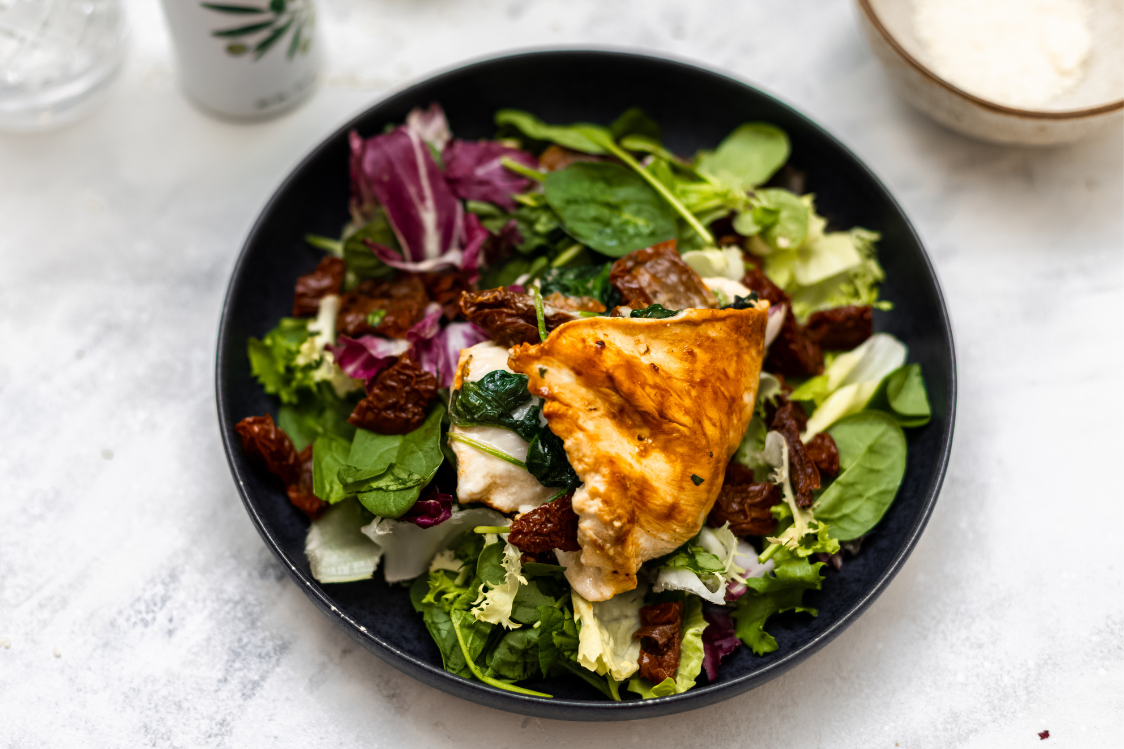  Στήθος κοτόπουλου γεμιστό με σπανάκι