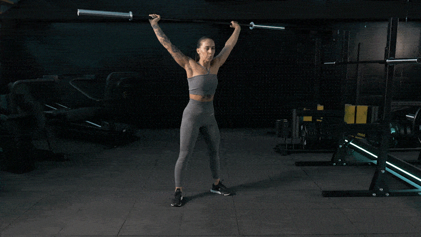 Squat πάνω από το κεφάλι