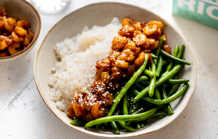 Fitness συνταγή: Ασιατικές Γαρίδες σε Γλυκιά και Αλμυρή Σάλτσα με Ρύζι