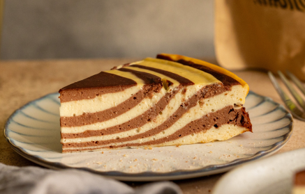 Fitness Συνταγή: Zebra Cheesecake