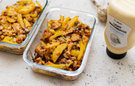 Fitness συνταγή: Ψητό στήθος κοτόπουλου με πατάτες και μαγιονέζα light