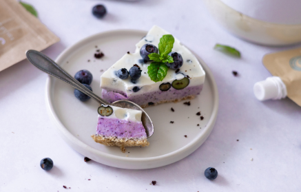 Fitness συνταγή: Blueberry Cheesecake