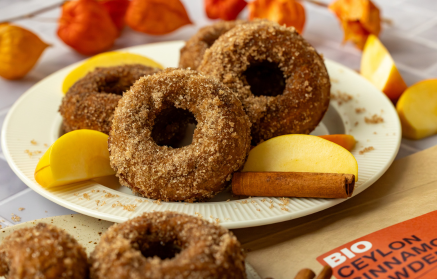Fitness Συνταγή: Baked Doughnuts με Μήλο και Κανέλα