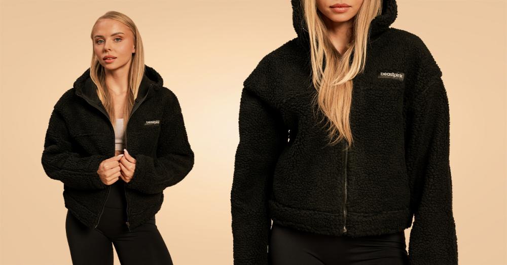 Γυναικείο Bliss Hoodie Jacket Black - BeastPink