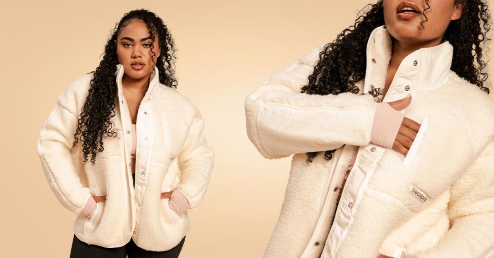 Women's Bliss Jacket Ivory - BeastPink