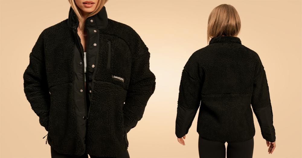 Γυναικείο μπουφάν Bliss Black - BeastPink