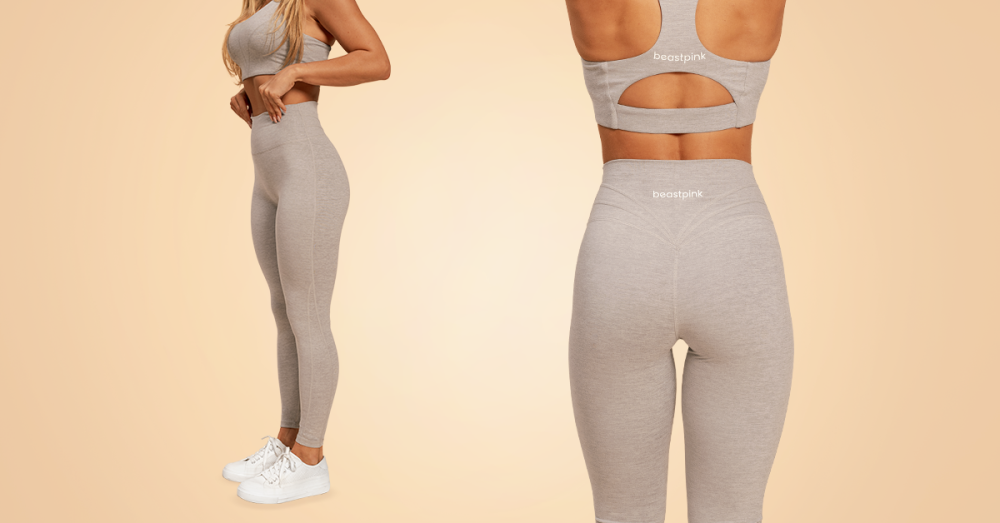 Women's Sense Leggings Grey - BeastPink