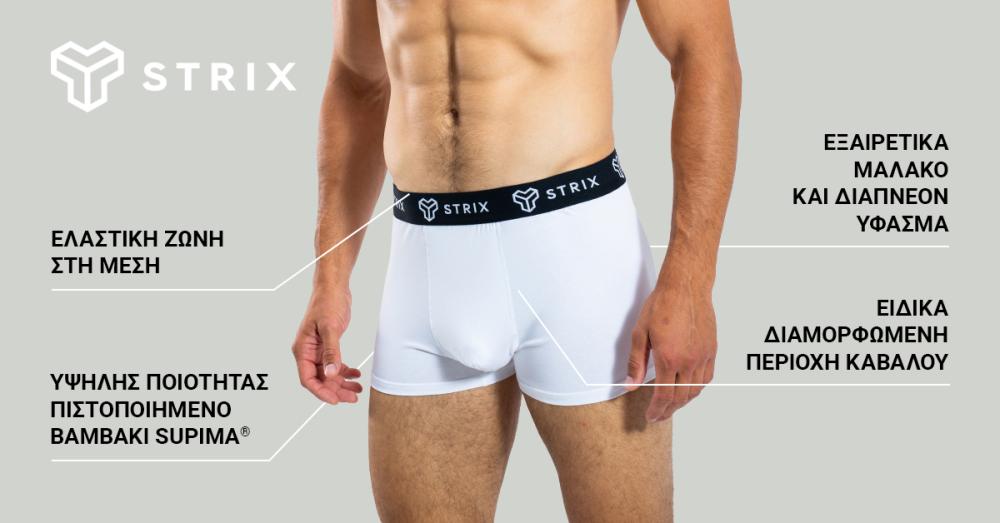 Men's Essential 2Pack Boxers Black - STRIX