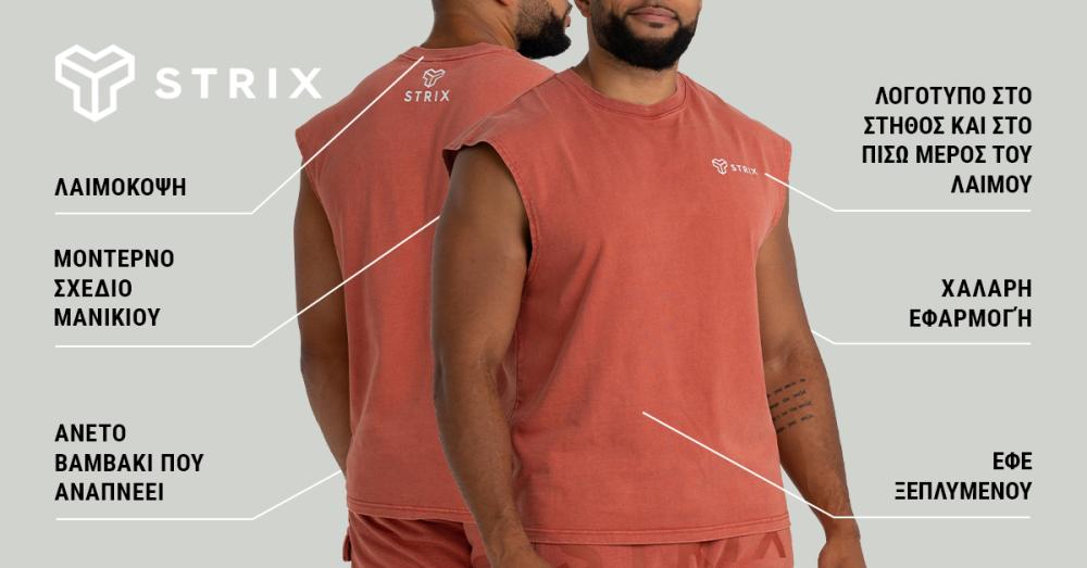 Washed Tank Top Black - STRIX