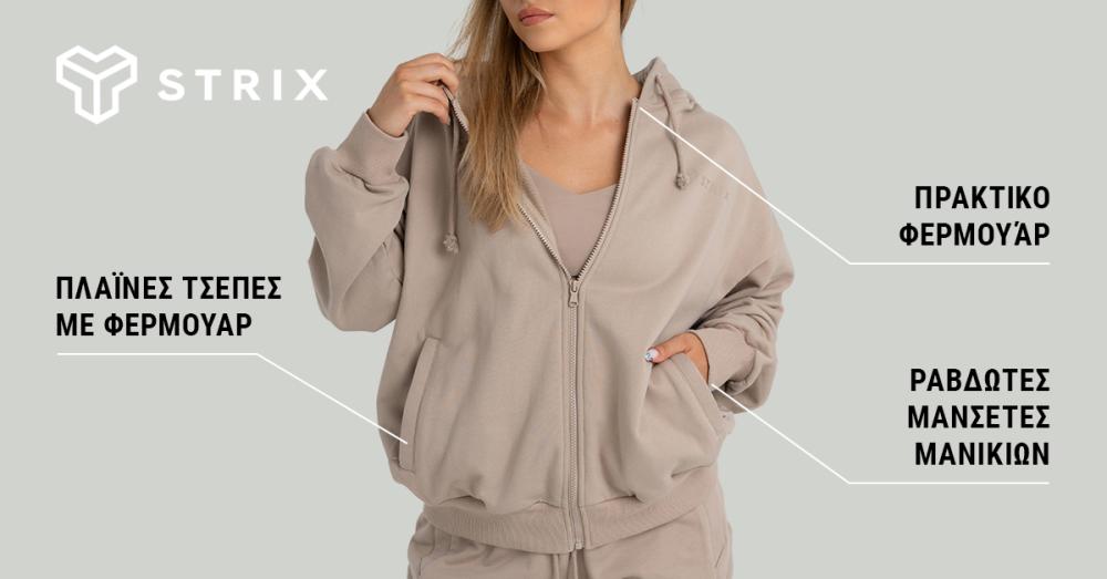 Γυναικείο φούτερ με φερμουάρ - STRIX