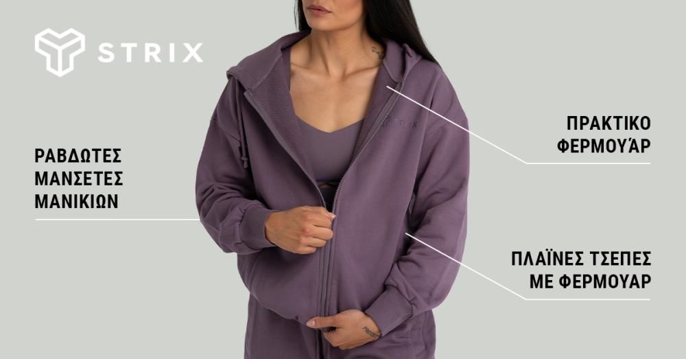 Γυναικείο φούτερ με φερμουάρ - STRIX
