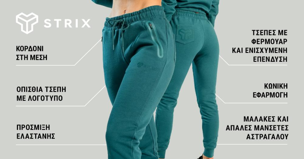 Dámske tepláky Essential Deep Teal - STRIX