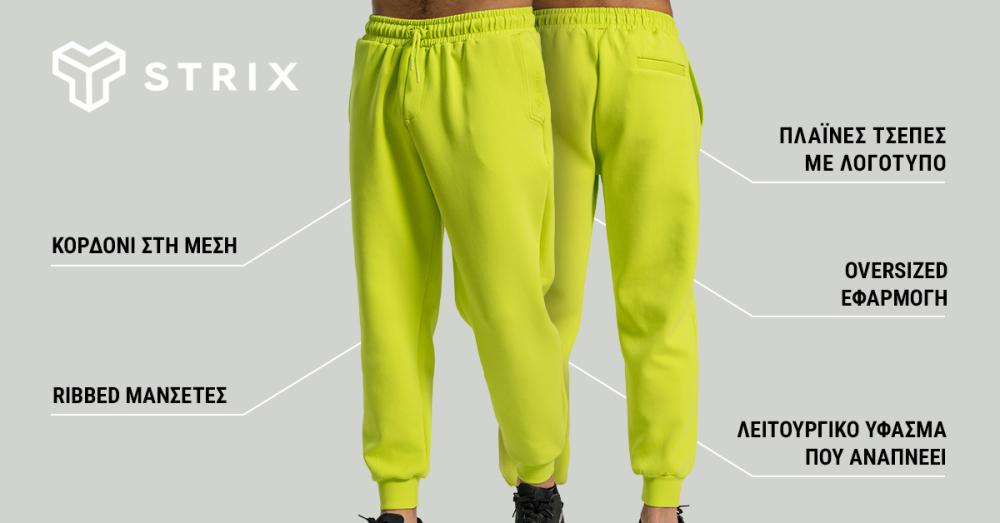 Relaxed Joggers Chartreuse - STRIX