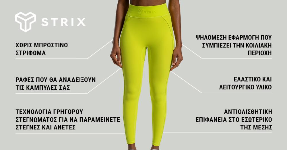 Women's Lunar Leggings Chartreuse - STRIX