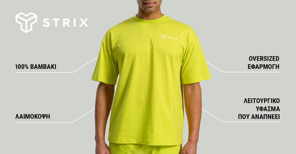 Oversized Tee Chartreuse - STRIX