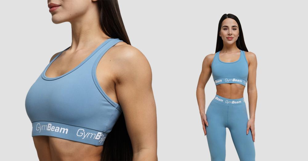 Women‘s Simple Bra Rouge Steel Grey - GymBeam	