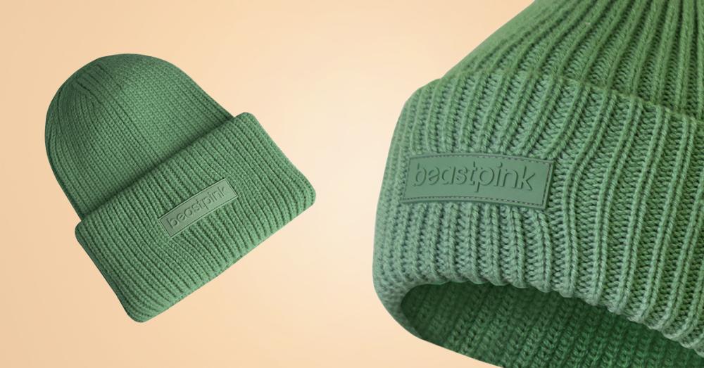 Winter Beanie Olivine - BeastPink