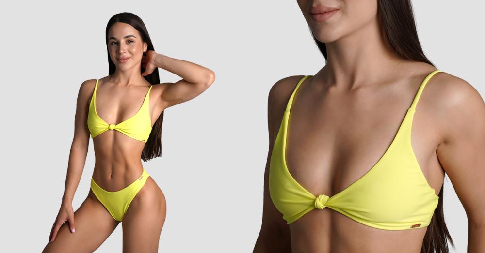 CURACAO Bikini Top Lime - GymBeam