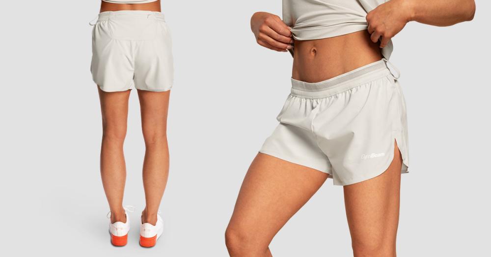 The Pulse X Women's Running Shorts Grey - GymBeam