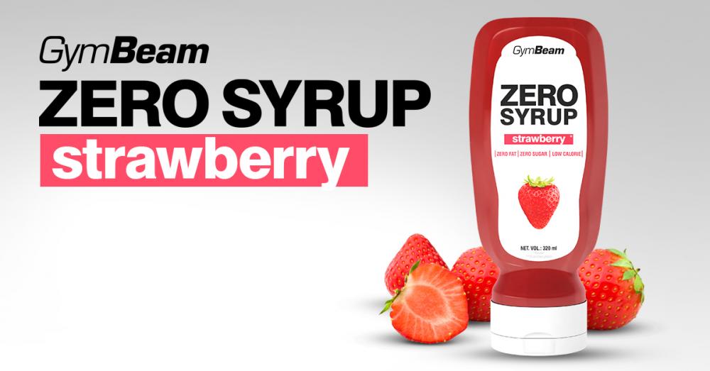 ZERO SIRUP strawberry - GymBeam