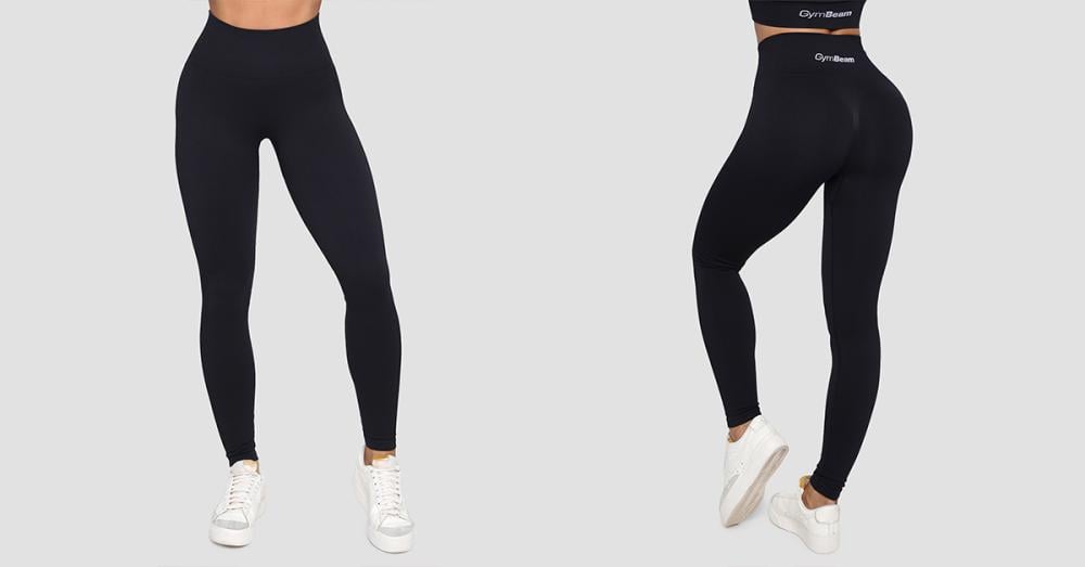 Γυναικείο κολάν Lift Black Seamless Leggings - GymBeam