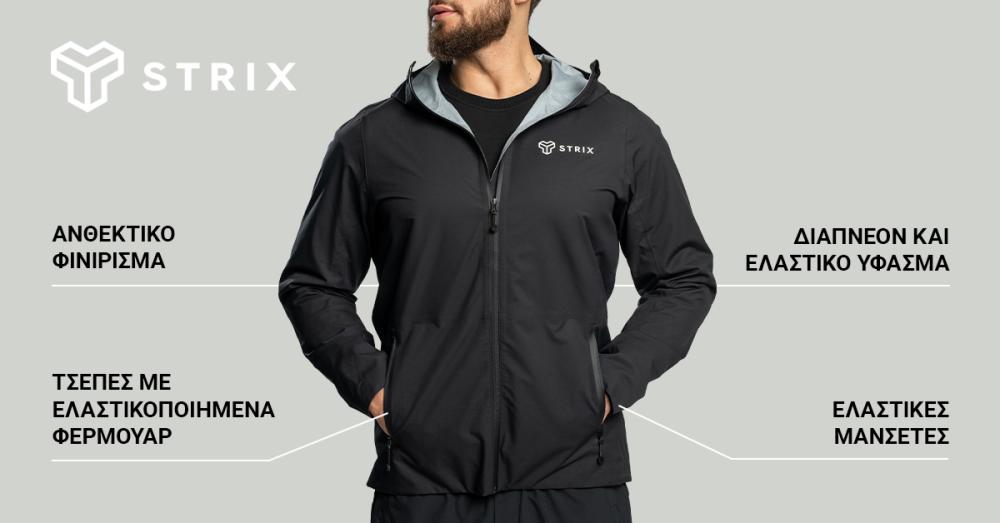 Men's Vertex Jacket Black - STRIX