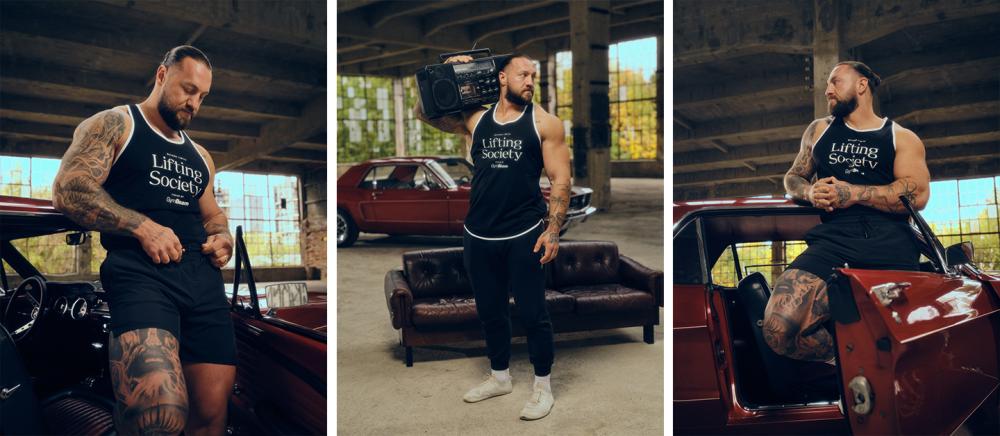 Tílko Lifting Society Black - GymBeam