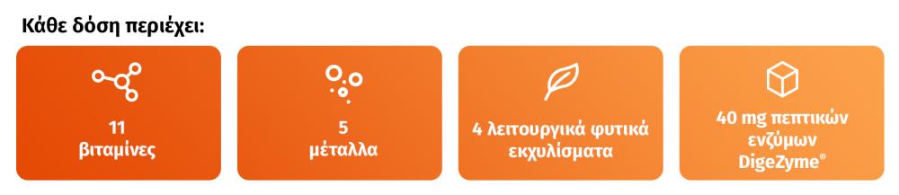 What offers Vitality complex - GymBeam in one serving