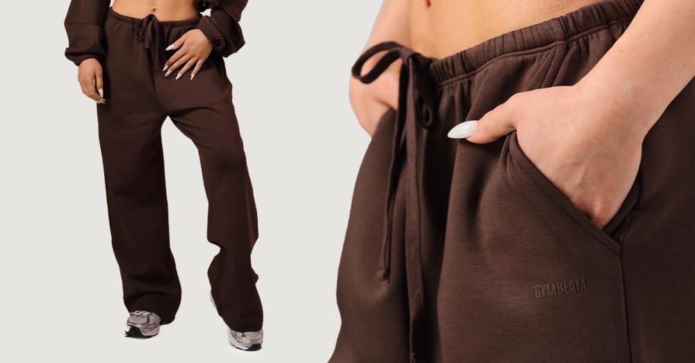 Women‘s NEO Joggers Mocha - GymBeam