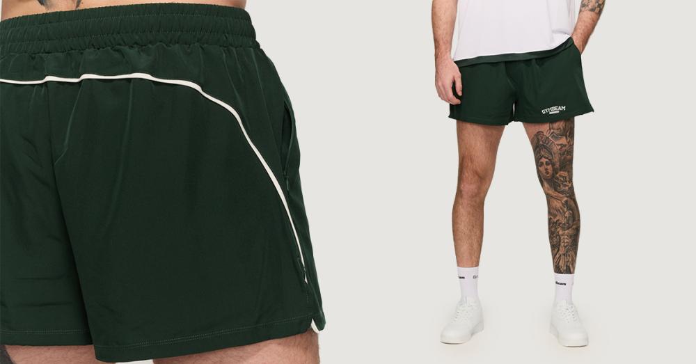 Varsity Shorts Green - GymBeam
