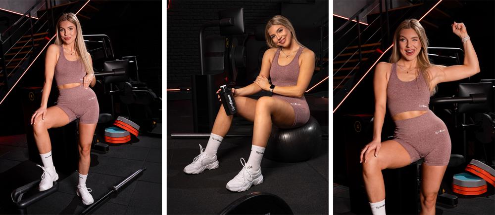 Women's FLO Shorts Mauve - GymBeam