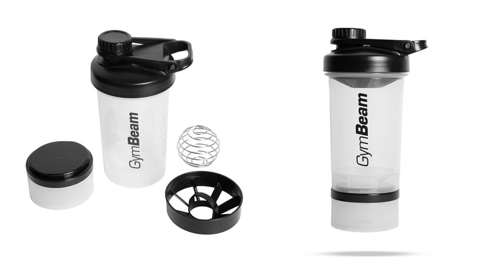 Multi-Storage Shaker 2in1 Διαφανές 500 ml - GymBeam