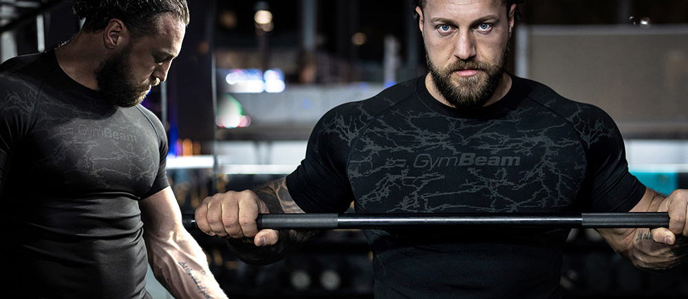 Seamless Static T-shirt Black - GymBeam