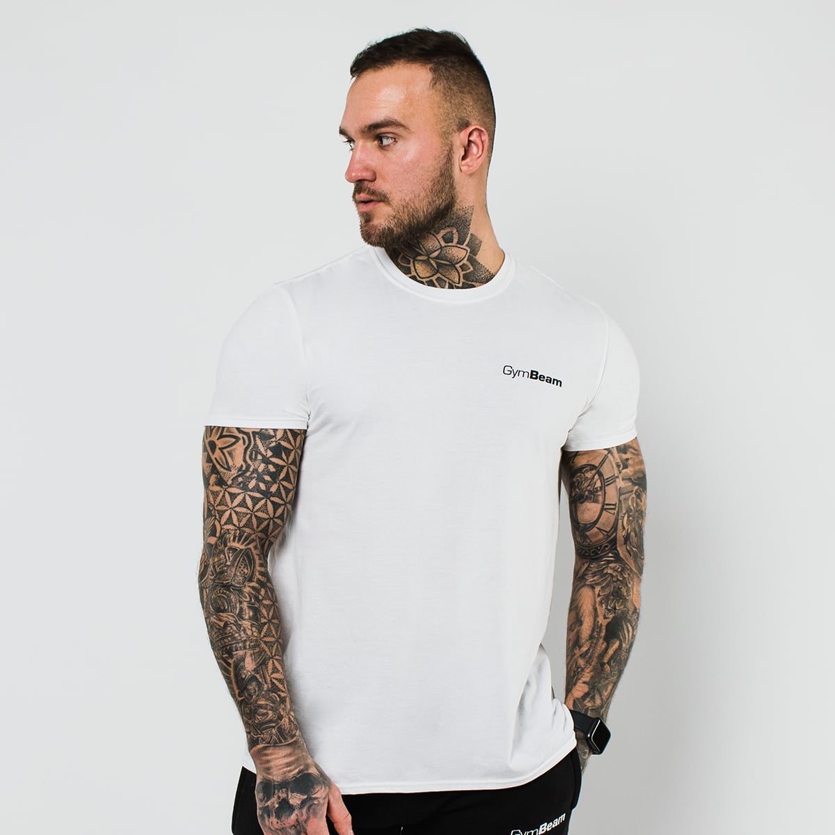 Ανδρικό T-Shirt Basic White - GymBeam