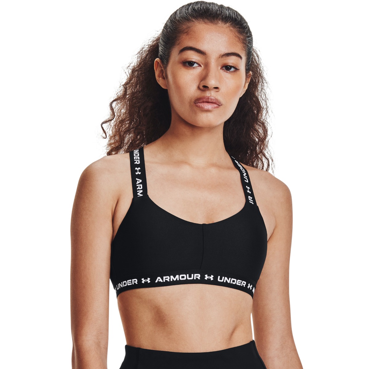Crossback Low Sports Bra Black - Under Armour