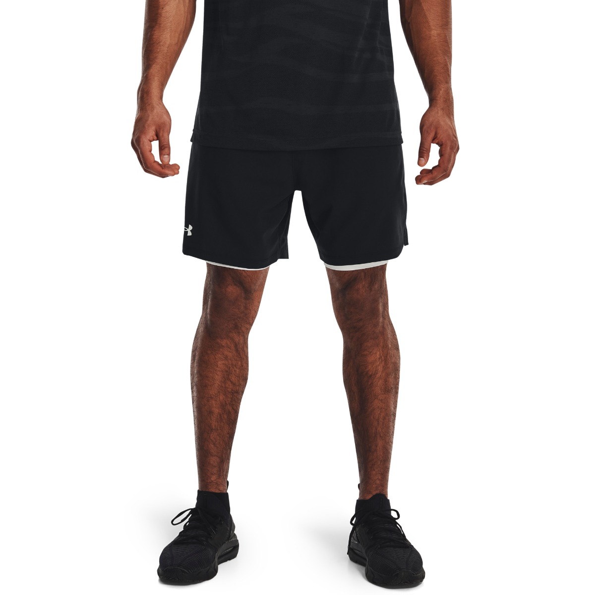 Ανδρικό σορτς Vanish Woven 2in1 Μαύρο - Under Armour