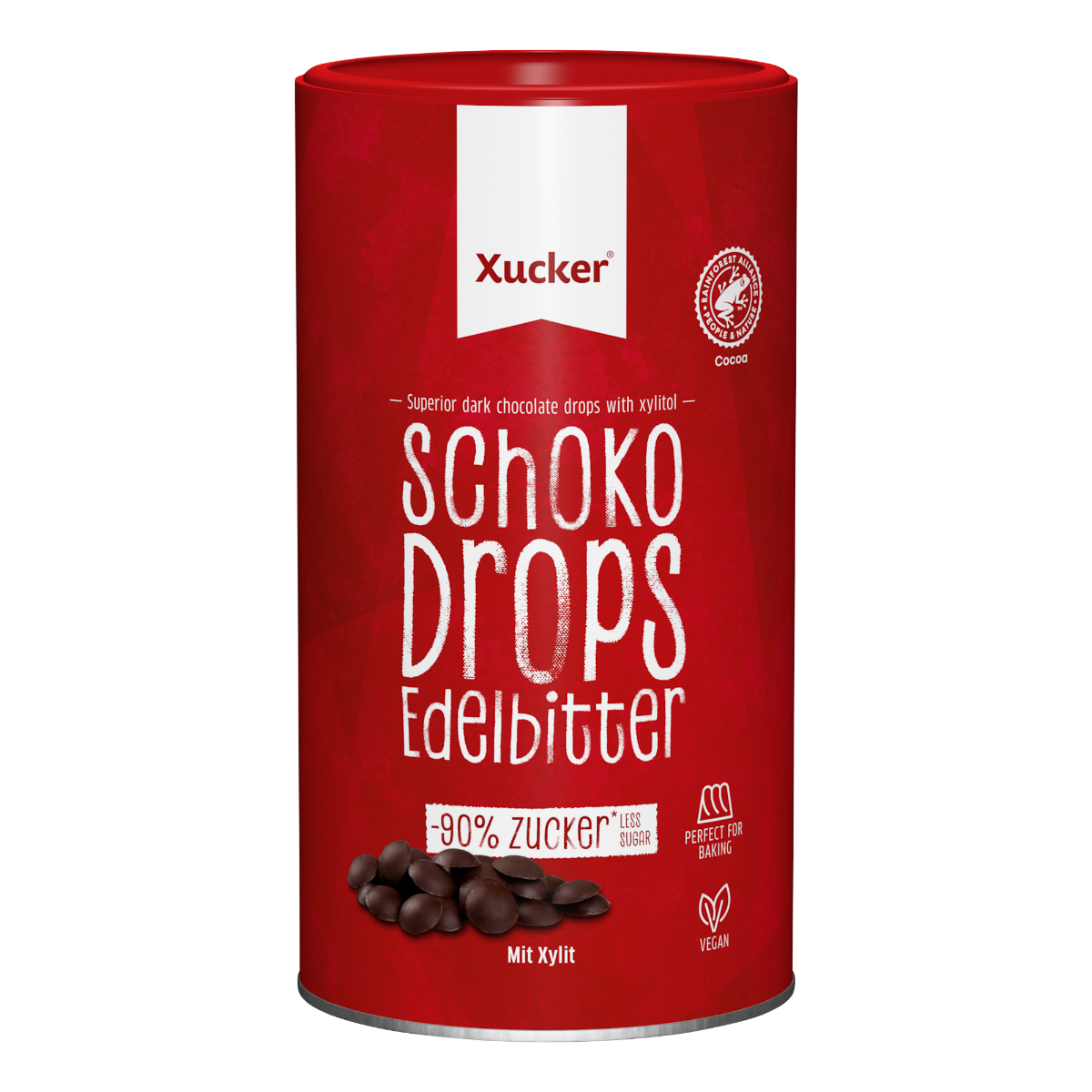 Σταγόνες Μαύρης Σοκολάτας - Xucker