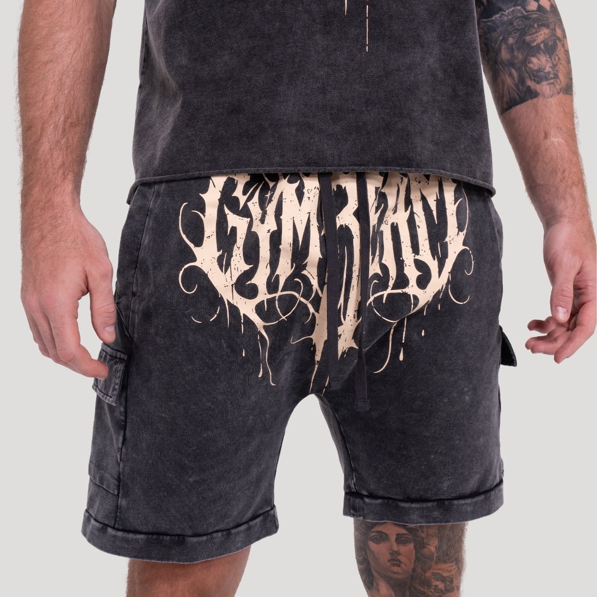 Abyss Shorts Charcoal - GymBeam