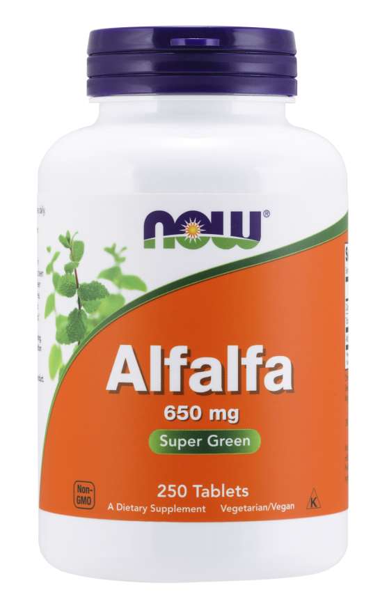 Αλφάλφα 650 mg - NOW Foods