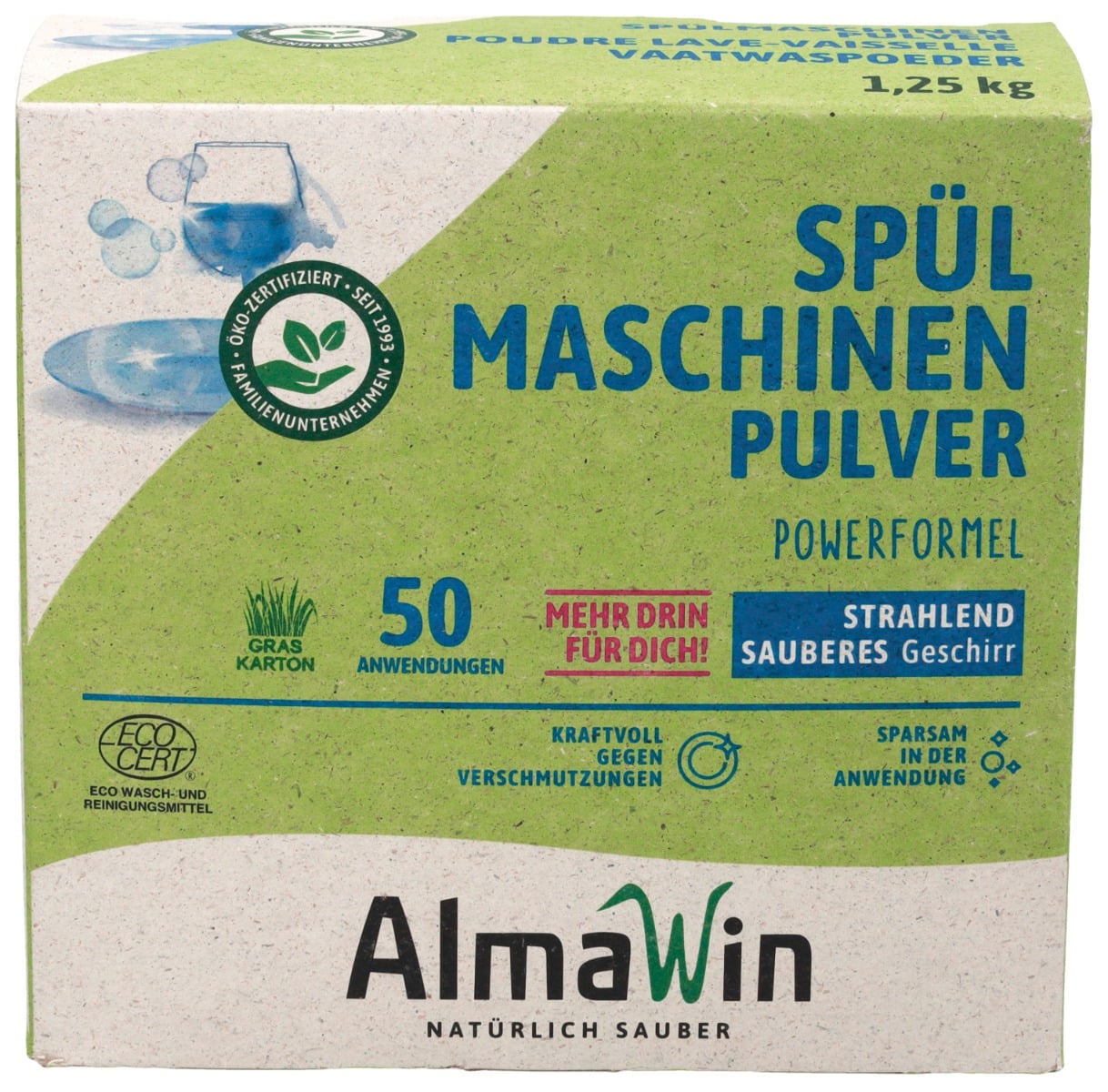 Σκόνη για πλυντήριο πιάτων 1,25 kg - AlmaWin