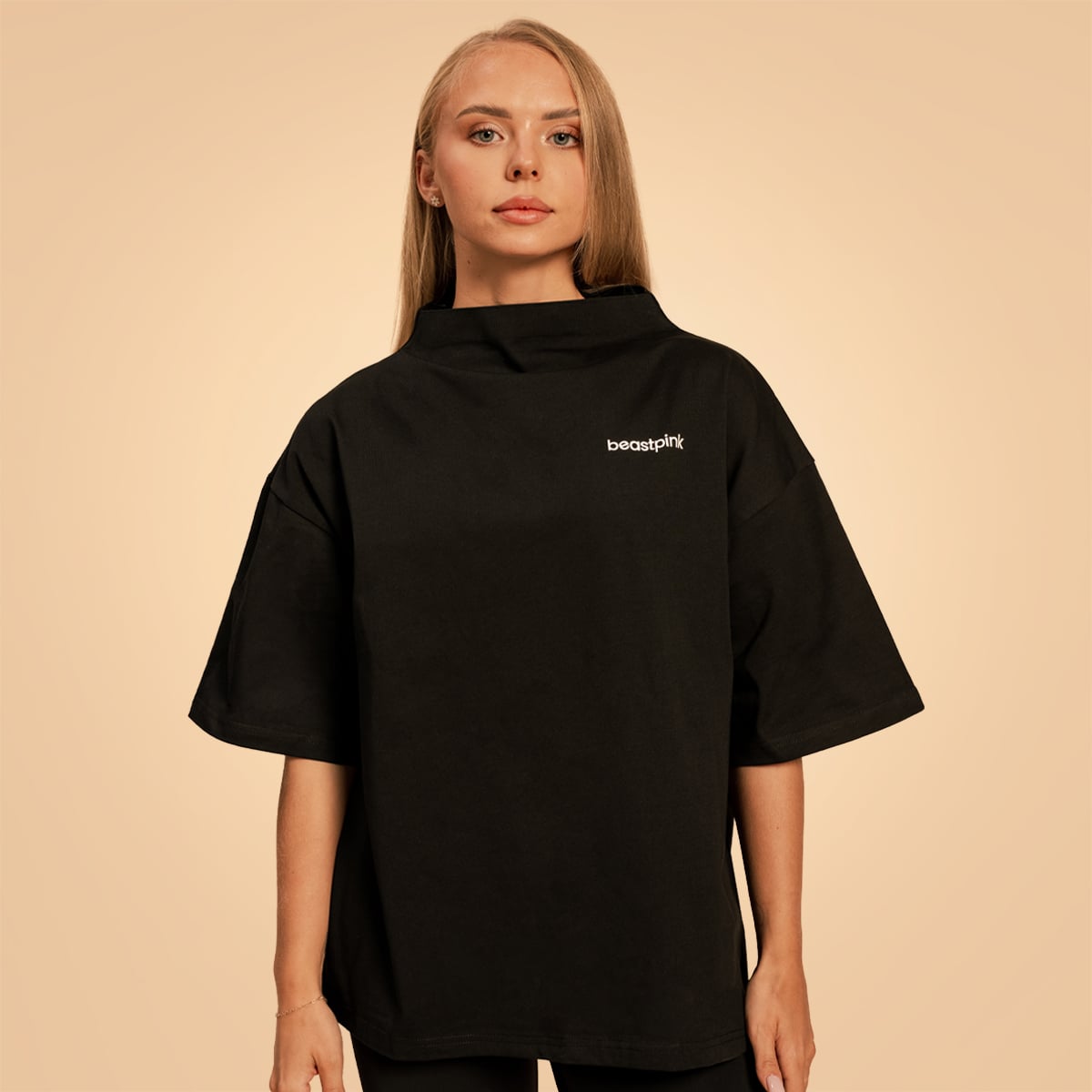 Γυναικείο Bliss Oversized top Black - BeastPink