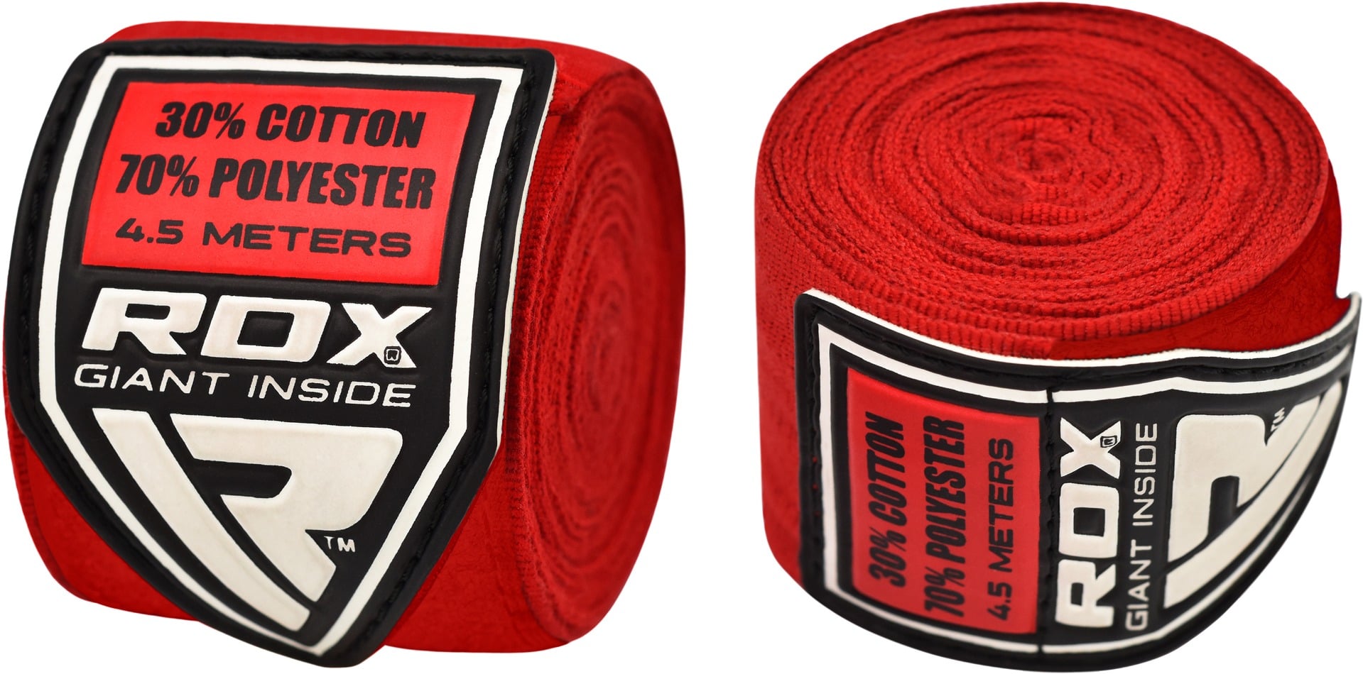 Boxing Bandages RB 4,5m Red - RDX