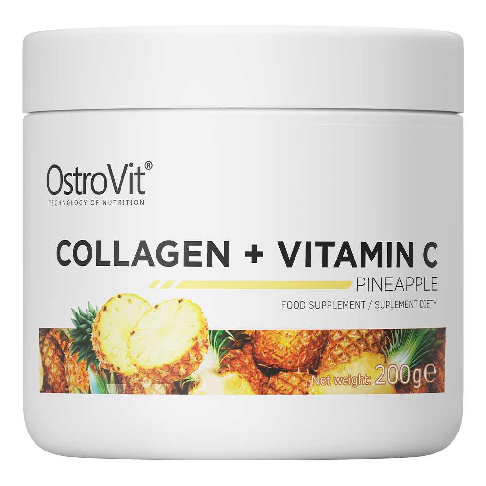 OstroVit Collagen + Vitamin C 200 g Ανανάς