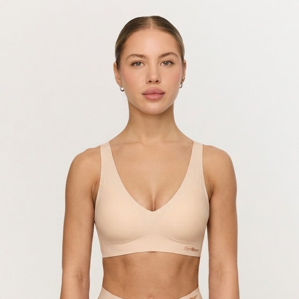 Comfy Σουτιέν Χωρίς Ραφές Beige - GymBeam
